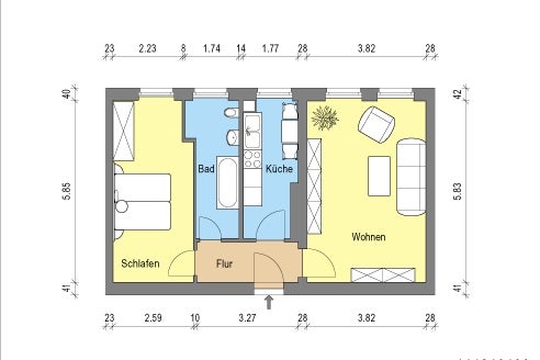 تصویر Wohnung bei Deutsche Wohnen · Hermannstr. 110, 12051 Berlin