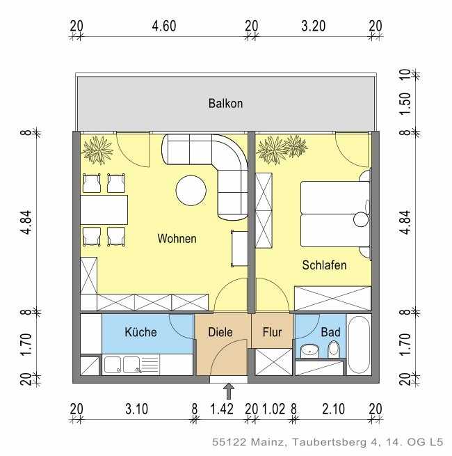 Attraktive 2-Zimmer-Wohnung – hell und funktional - Foto 2