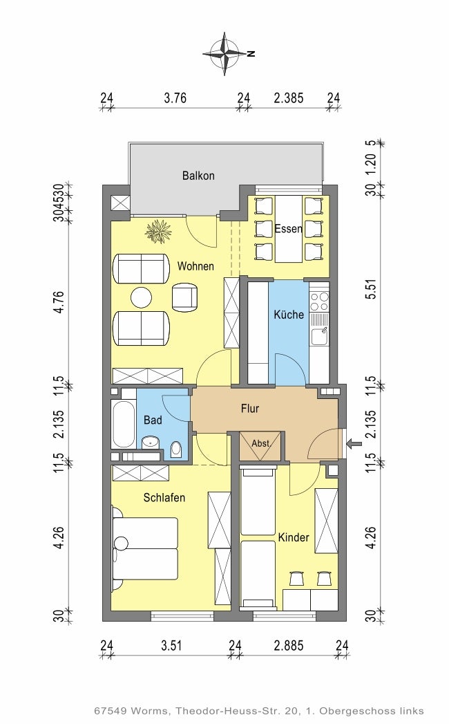 Erstbezug nach Sanierung! Schöne 2-Zimmer-Wohnung. - Photo 4