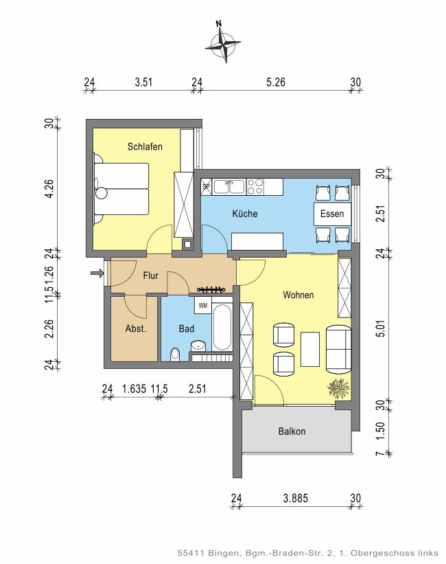 Gemütliche 2-Zimmer-Wohnung zum Wohlfühlen - Photo 3