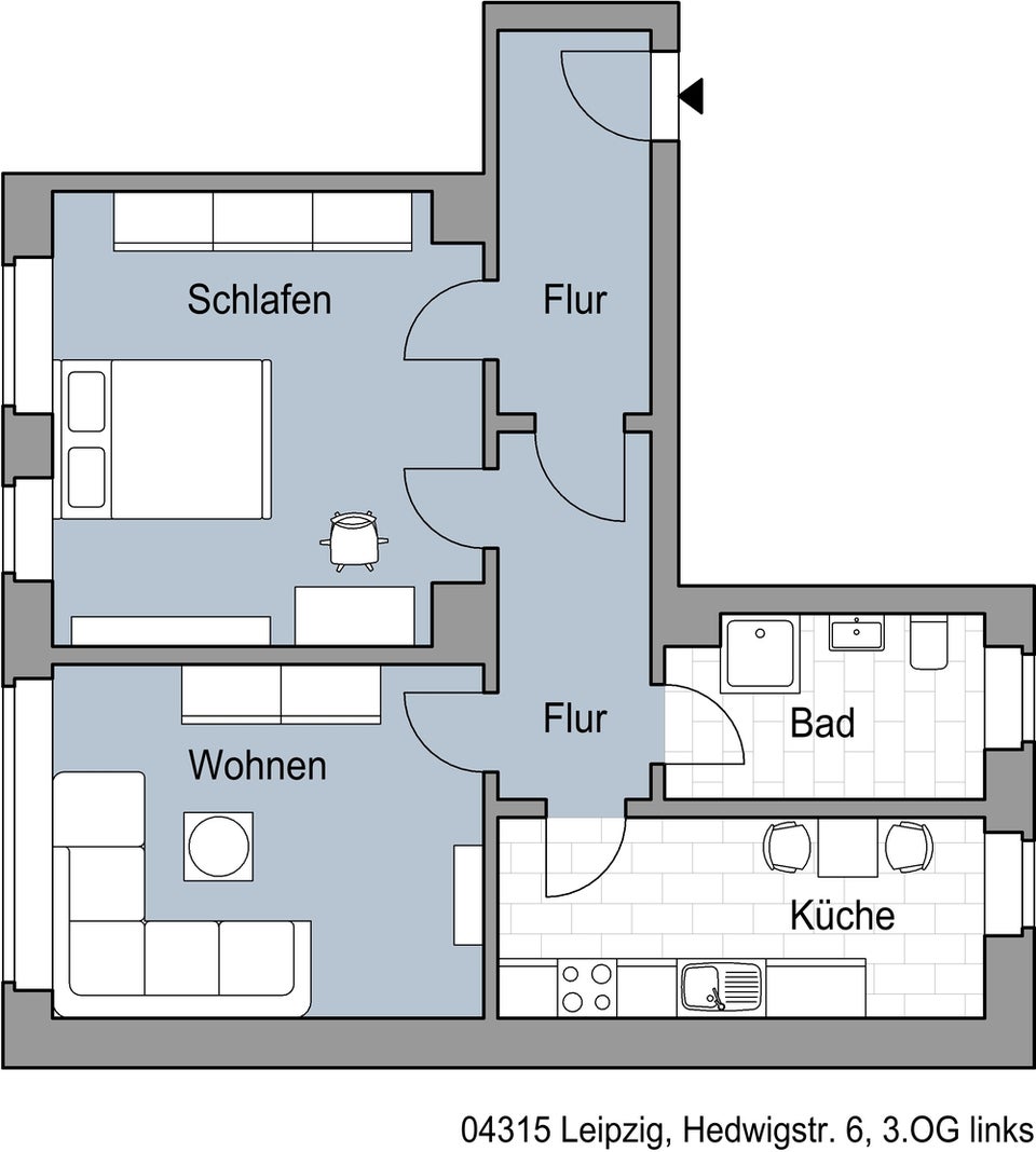 Sanierte 2 Zimmer Wohnung - Zentrumsnah - Foto 4