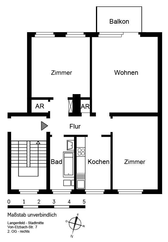 Gemütliche 3-Timmer Wohnung in Langenfeld mit Balkon! - Photo 3