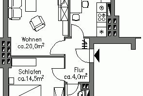 تصویر Wohnung bei Deutsche Wohnen · Landstr. 179, 12437 Berlin