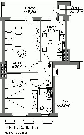 تصویر Wohnung bei Deutsche Wohnen · Landstr. 179, 12437 Berlin
