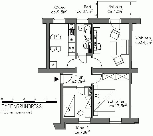 Gemütliche 2,5-Zimmer-Wohnung mit Tageslichtbad und Balkon - Photo 5