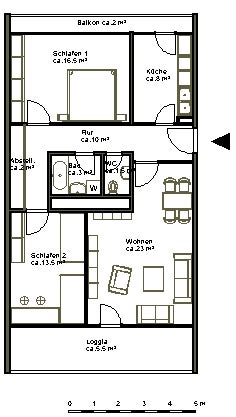 Geräumige 3-Zimmerwohnung am Sahlkamp-Markt - Foto 5