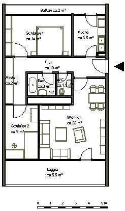 Stop: 3-Zimmerwohnung direkt am Sahlkampmarkt - Foto 2