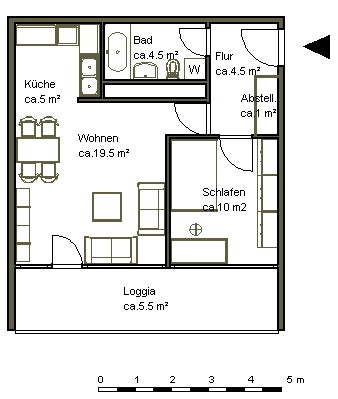 Schöne Aussichten! 2-Zimmerwohnung mit tollem Ausblick direkt am Sahlkampmarkt - Foto 2