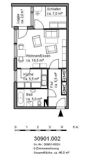 Schöner wohnen: 1,5 Zimmerwohnung in Hannover- List in Seniorenwohnanlage - Foto 2