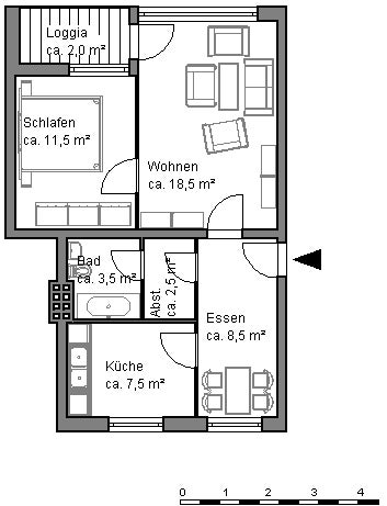 Hier will ich wohnen: sanierte 2- Zimmerwohnung in Hannover- Buchholz - Photo 3