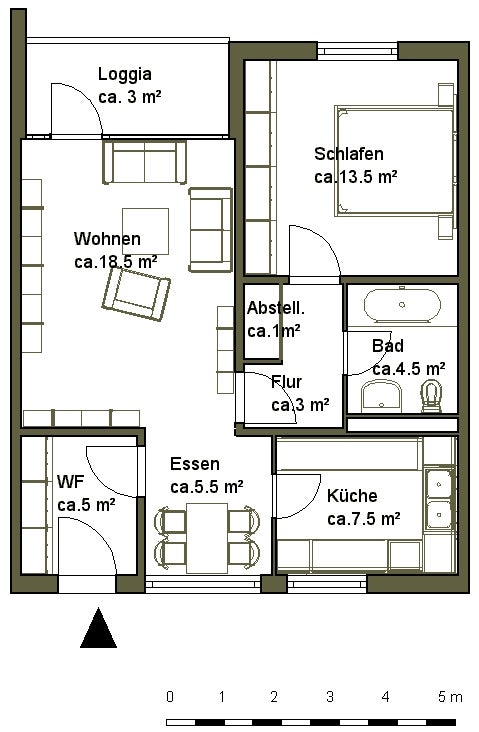 Stop: 2- Zimmerwohnung in Hannover- Sahlkamp modernisiert - Photo 5