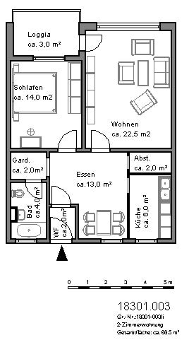 2-Zimmer-Wohnung mit Balkon und Tageslichtbad - Photo 5