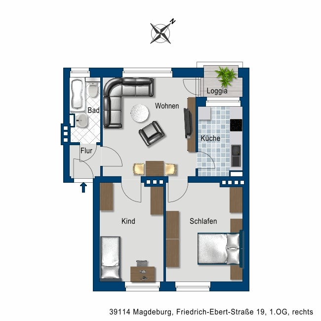 modernisierte 3-Zimmer Wohnung - Photo 3