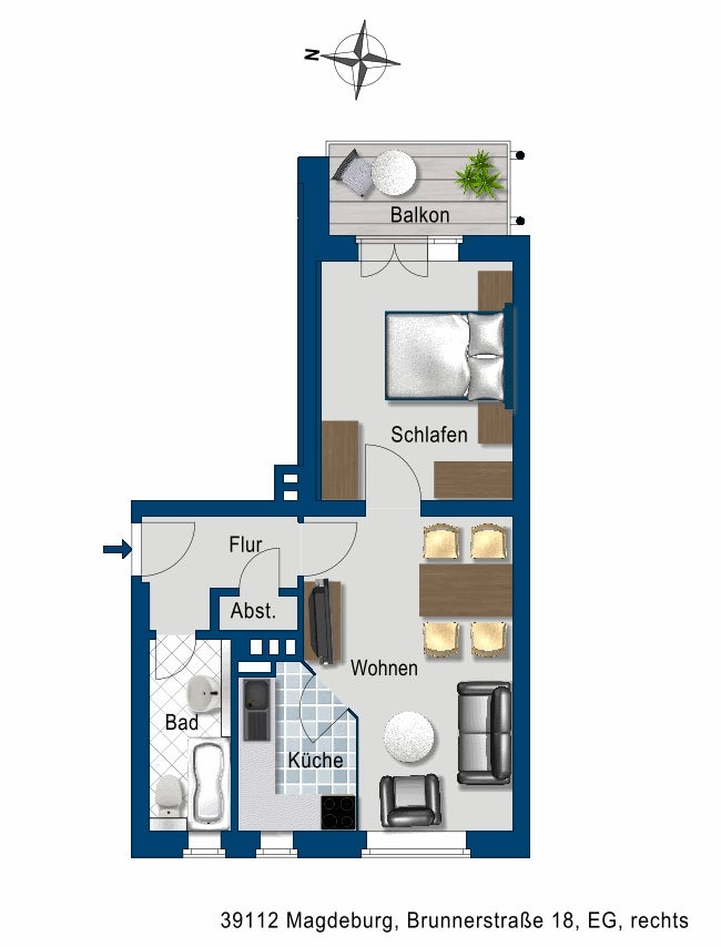 Alles was du benötigst: Balkon, Tageslichtbad und Gemütlichkeit in deinem neuen Zuhause! - Photo 3