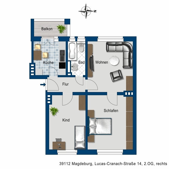 Deine neue Wohnung wartet auf Dich! - Foto 4