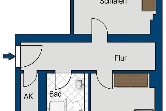 تصویر Wohnung bei Deutsche Wohnen · Slabystr. 24, 12459 Berlin