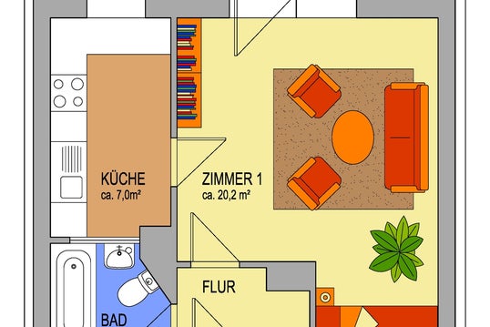 تصویر Wohnung bei Deutsche Wohnen