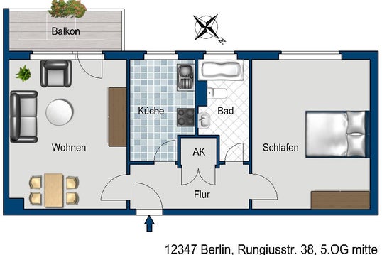 تصویر Wohnung bei Deutsche Wohnen