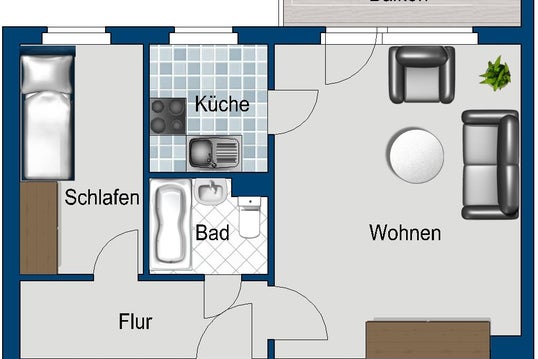 تصویر Wohnung bei Deutsche Wohnen