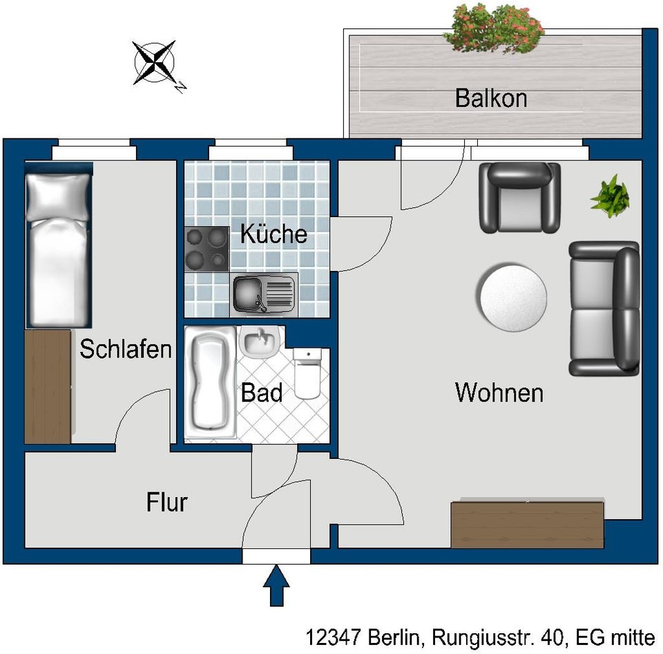 تصویر Wohnung bei Deutsche Wohnen