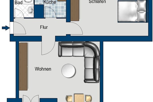 تصویر Wohnung bei Deutsche Wohnen