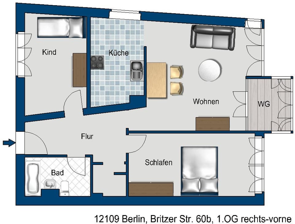 تصویر Wohnung bei Deutsche Wohnen