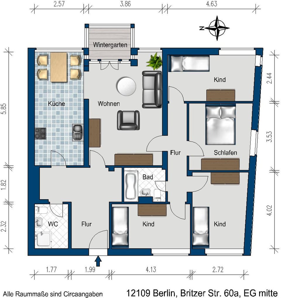 تصویر Wohnung bei Deutsche Wohnen