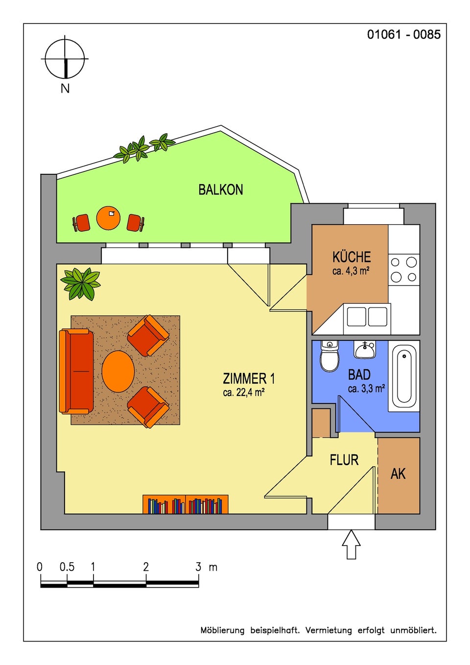 تصویر Wohnung bei Deutsche Wohnen · Leonberger Ring 27, 12349 Berlin