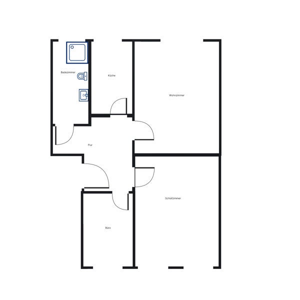 NAHE DEISTER - BARSINGHAUSEN: gepflegte 2,5-Zimmer-Wohnung ca. 54 m² im Erdgeschoss - Foto 5