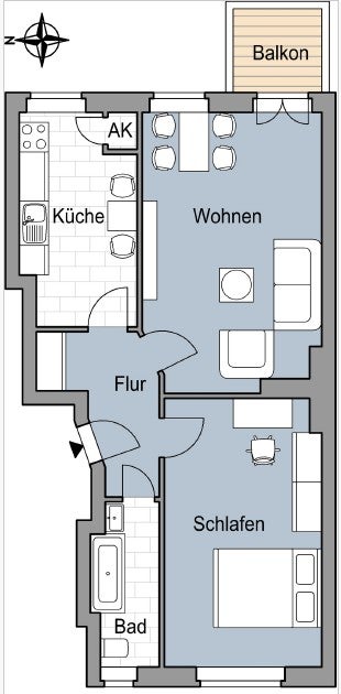 تصویر Wohnung bei Deutsche Wohnen