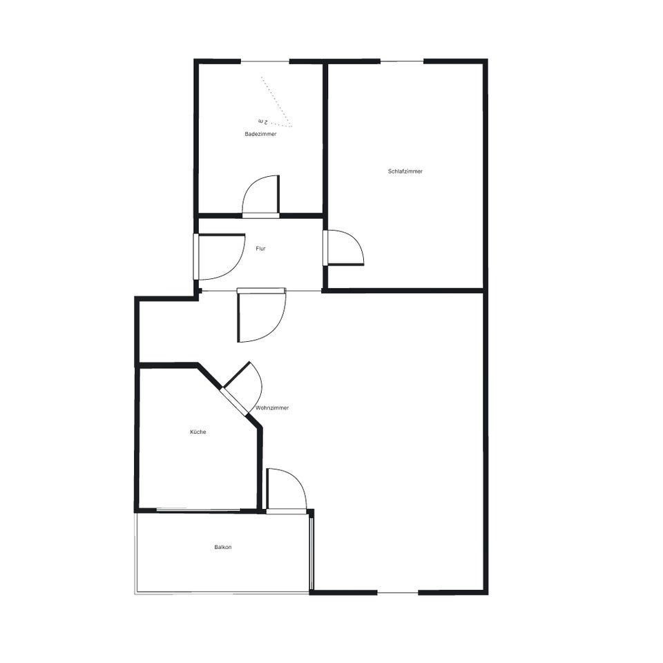 Hier macht Wohnen Spaß: modernisierte 2-Zimmer-Wohnung - Foto 5