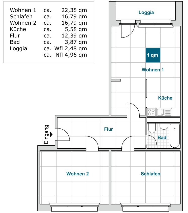Perfekt - unsere neue Wohnung! - Foto 2
