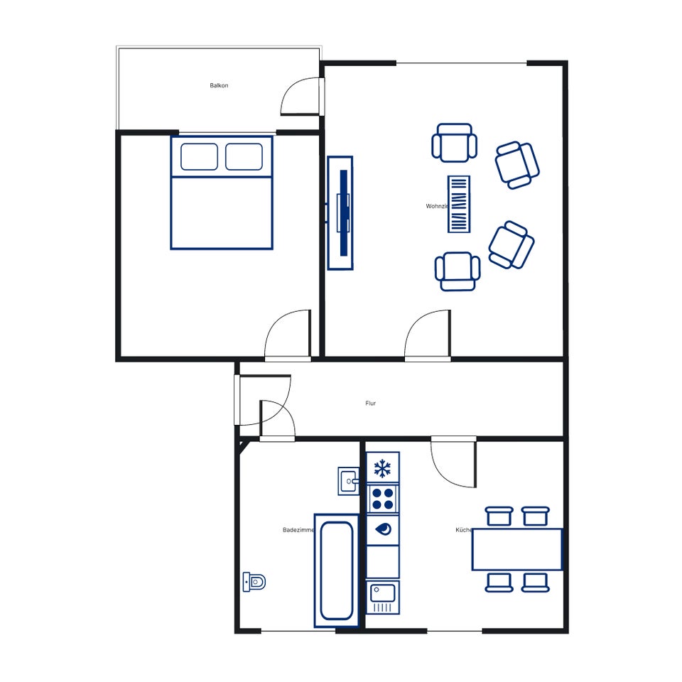 Gelegenheit: 2-Zimmer-Wohnung Nähe Klinikum und Universität - Foto 1