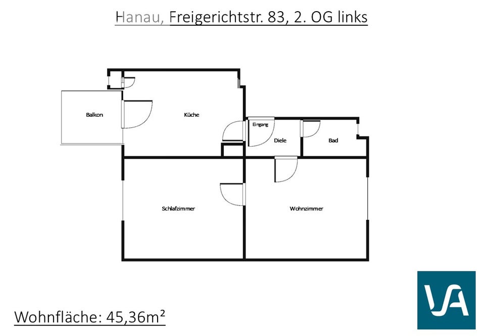 Schöne 2-Zimmer-Wohnung mit Tageslichtbad und Balkon im Limes-Quartier zu vermieten - Foto 1