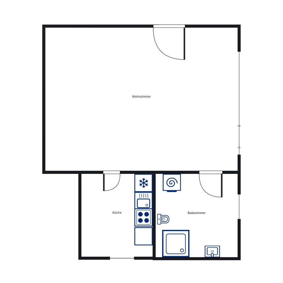 1-Zimmerwohnung - ruhig wohnen im Hinterhaus! - Photo 4