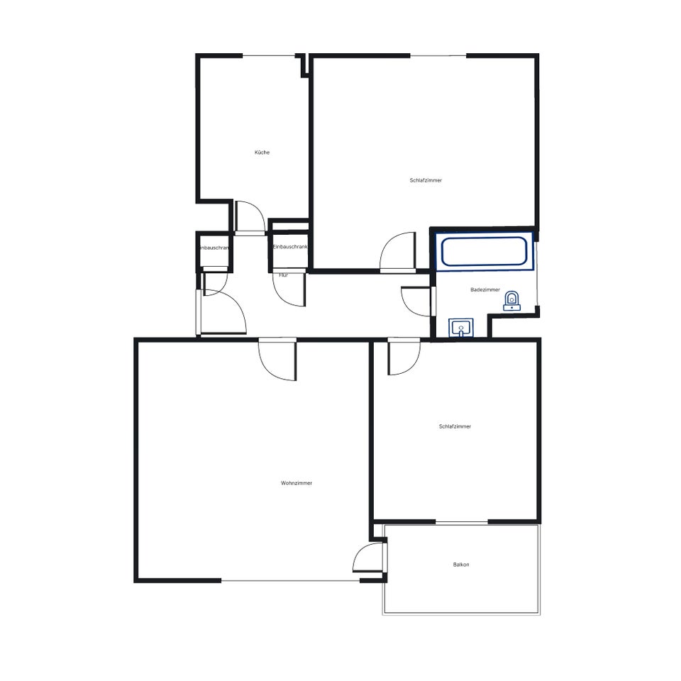 Wohnglück - großzügige 3-Zimmer-Wohnung mit Balkon - Foto 5