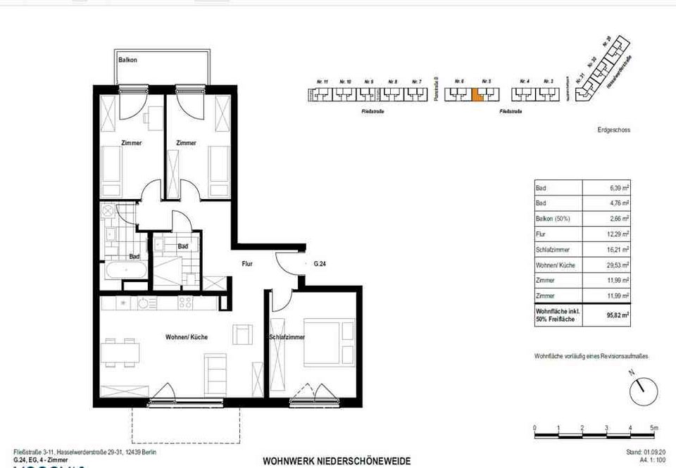 Wohnen an der Spree: interessante 4-Zi.-Wohnung - Foto 3