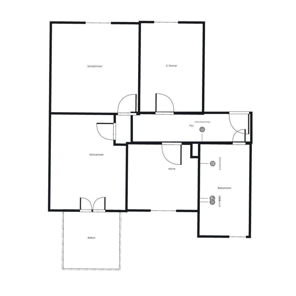 Demnächst verfügbar: Ansprechende 3-Zimmer-Wohnung mit ca. 60 m² und Balkon in ruhiger Wohnlage - Foto 5