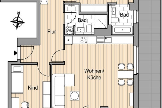 تصویر Wohnung bei Deutsche Wohnen