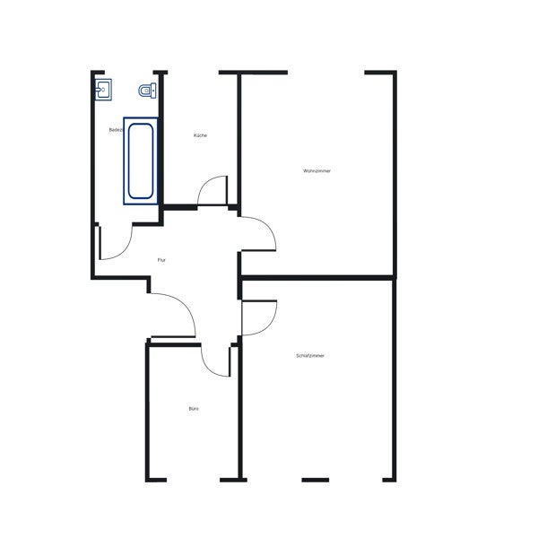 BARSINGHAUSEN NAHE DEISTER: Renoviert 2,5-Zimmer-Wohnung mit ca. 61 m² – ab sofort bezugsfrei - Foto 5