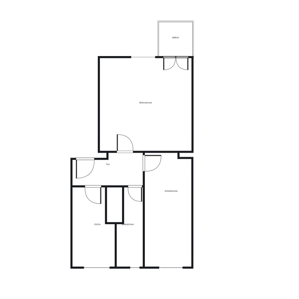 Sanierte 1,5-Zimmer-Wohnung mit Balkon - Foto 3