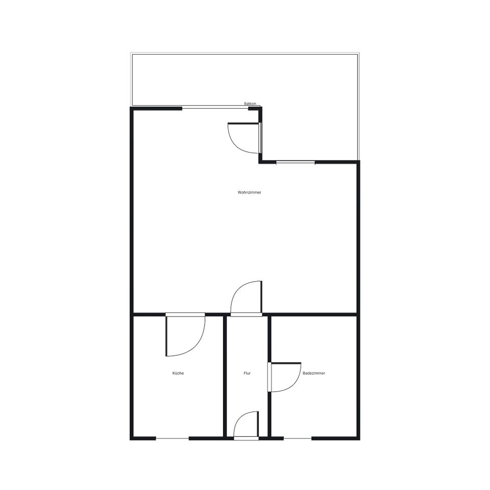 1-Zimmer Saniert inkl. Einbauküche - Photo 2