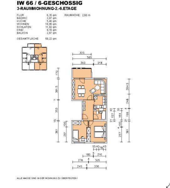 Sanierte 3 Zimmerwohnung am Großen Garten - Foto 2