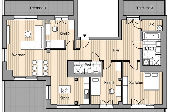 تصویر Wohnung bei Deutsche Wohnen · Hildegardstr. 5A, 10715 Berlin (2)