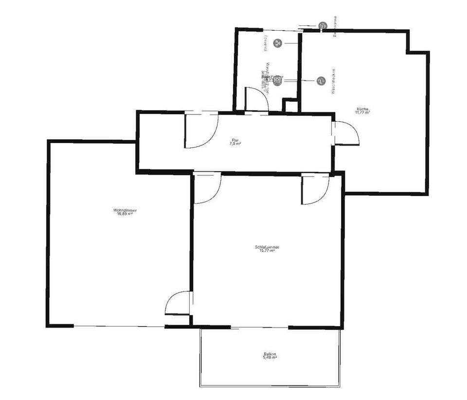 Ansprechende 2-Zimmer-Stadtwohnung - Foto 3