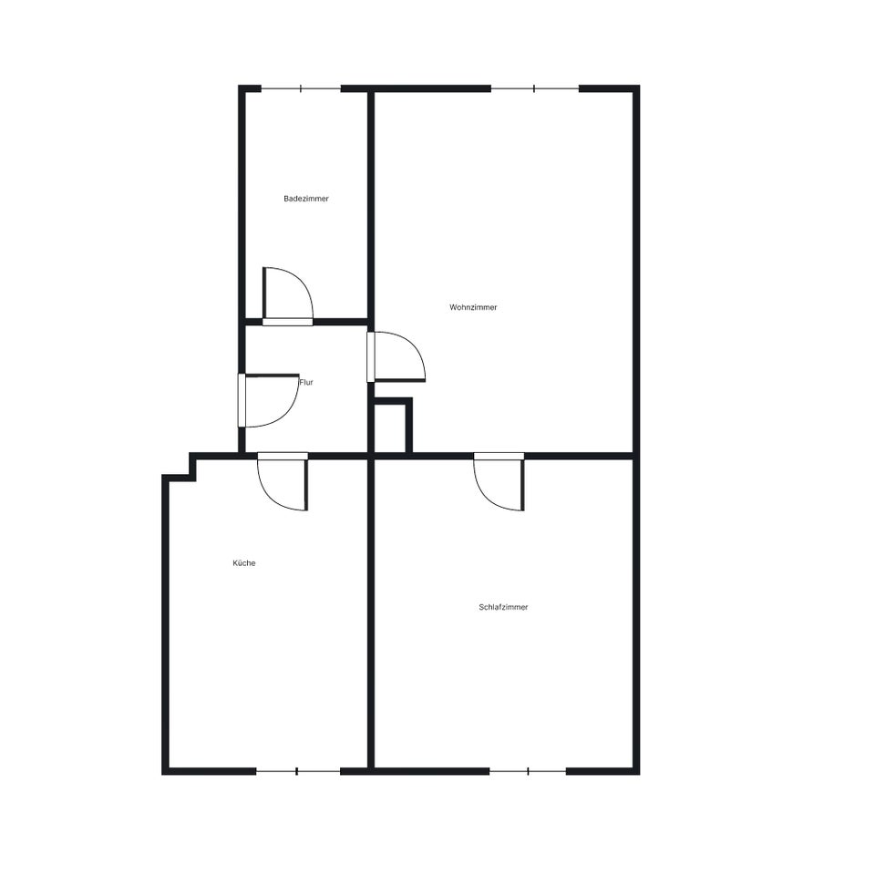 Modernisierte 2-Zimmerwohnung im 1. Obergeschoss der Friedenstraße - Foto 5