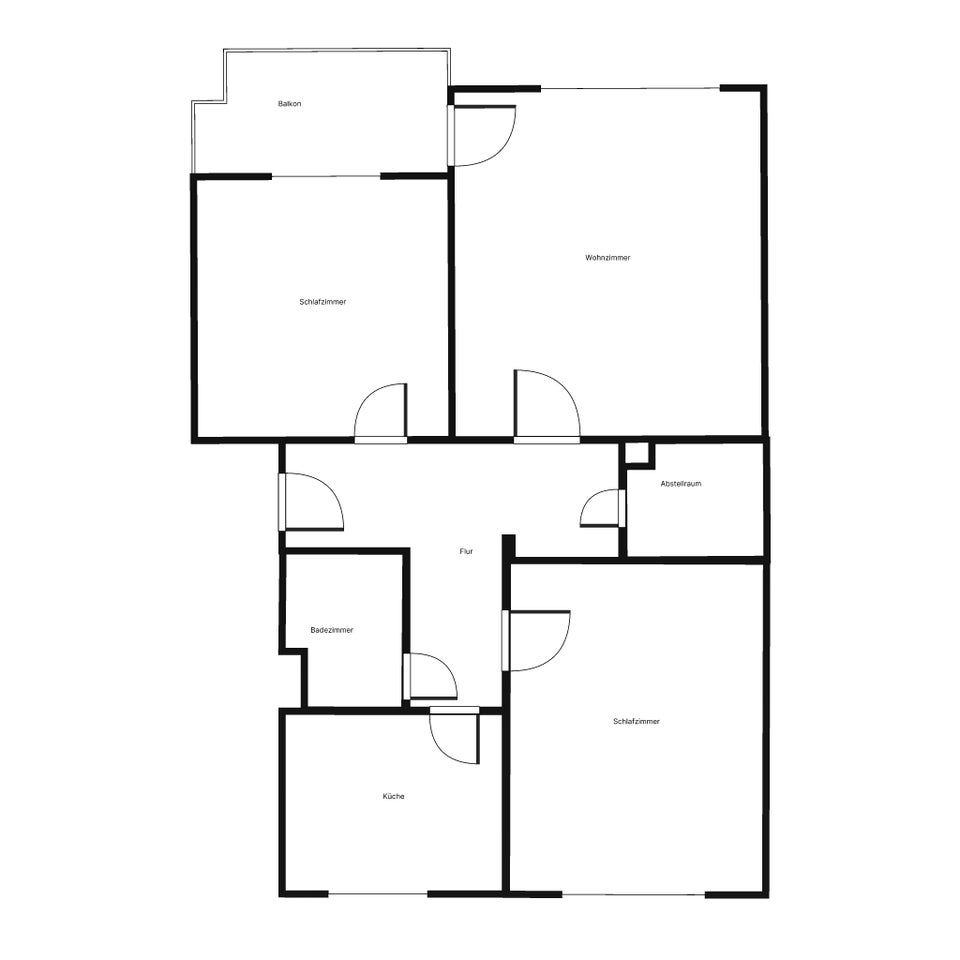 Schöne 3-Zimmer-Wohnung mit Balkon - Photo 2