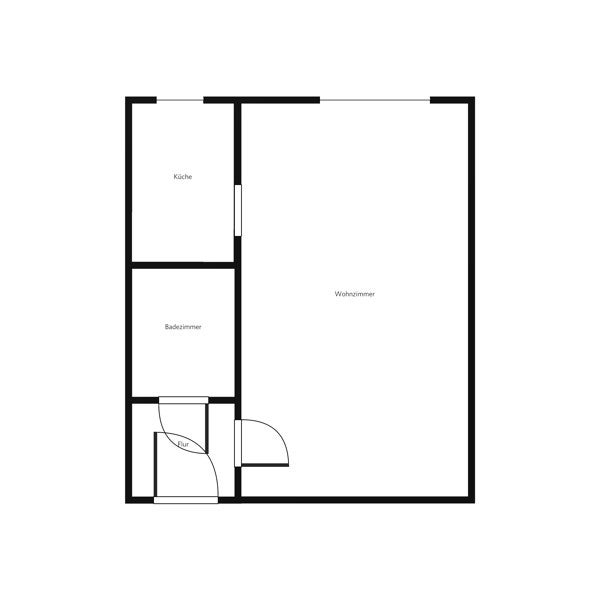 Modernes Wohnen: 1-Zimmer-Wohnung mit Einbauküche – nach Sanierung bezugsbereit - Foto 4