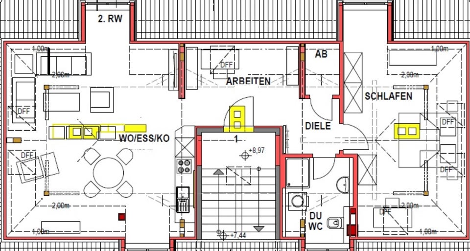 Toll ausgebaute 2 - Zimmer Dachgeschoss Wohnung mit Einbauküche in Zentrumsnähe! - Foto 4