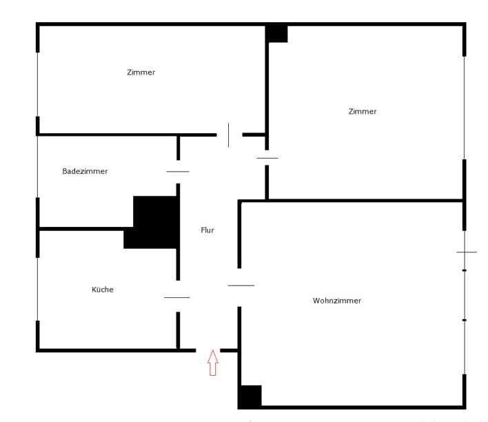 Renovierte 3-Zimmer-Wohnung mit Balkon - Photo 4